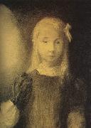 Odilon Redon Mademoiselle Jeanne Roberte de Domecy Sweden oil painting reproduction